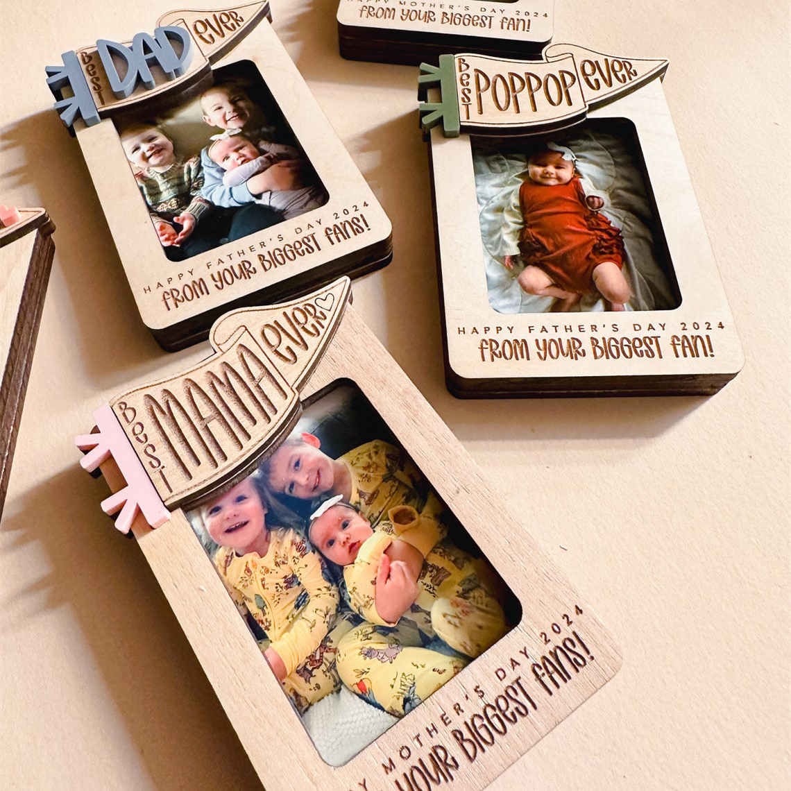 Custom Fridge Photo Frame Magnet For Mother's Day Gift