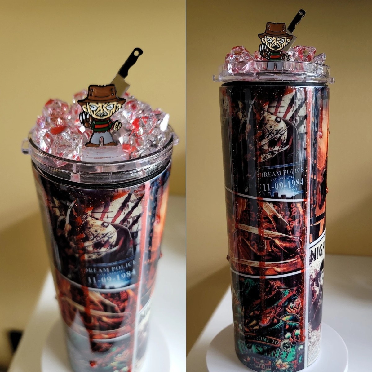 Halloween Rhinestone Tumbler