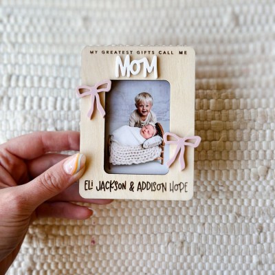 Custom Fridge Photo Frame Magnet For Mother's Day Gift