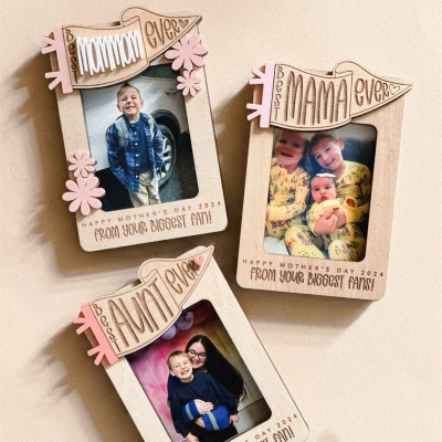 Custom Fridge Photo Frame Magnet For Mother's Day Gift